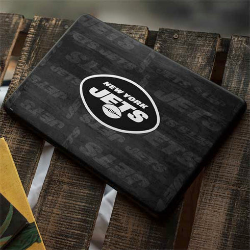 NFL New York Jets Black & White Google Pixelbook Go Skin